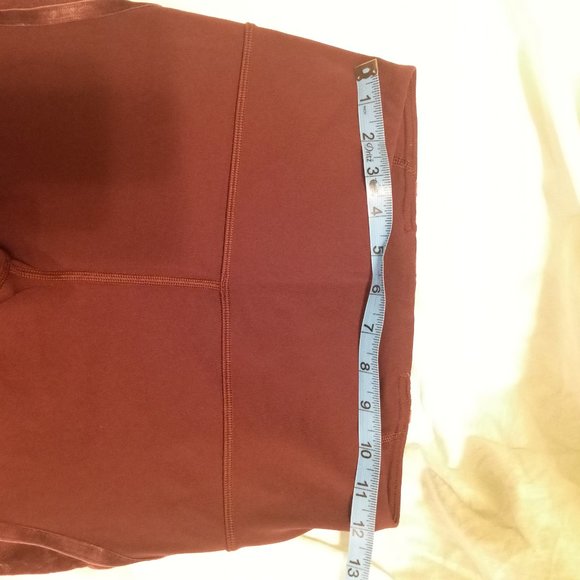 lululemon maroon floral lace leggings - Picture 9 of 9